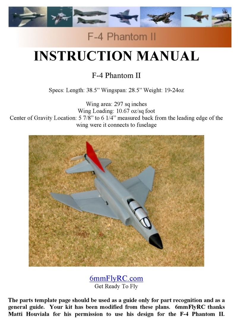 6mmFlyRC F-4 Phantom II User manual