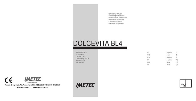 Imetec DOLCEVITA BL4 User manual