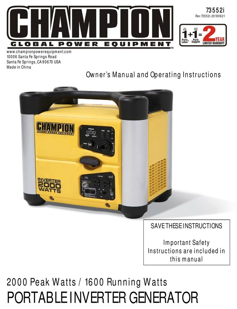 Champion 73552i Manual Champion 73552i Manual