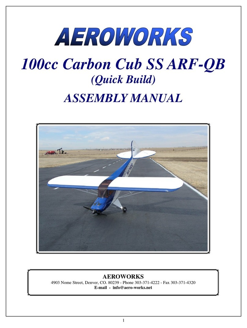 AeroWorks Carbon Cub SS ARF-QB Assembly manual