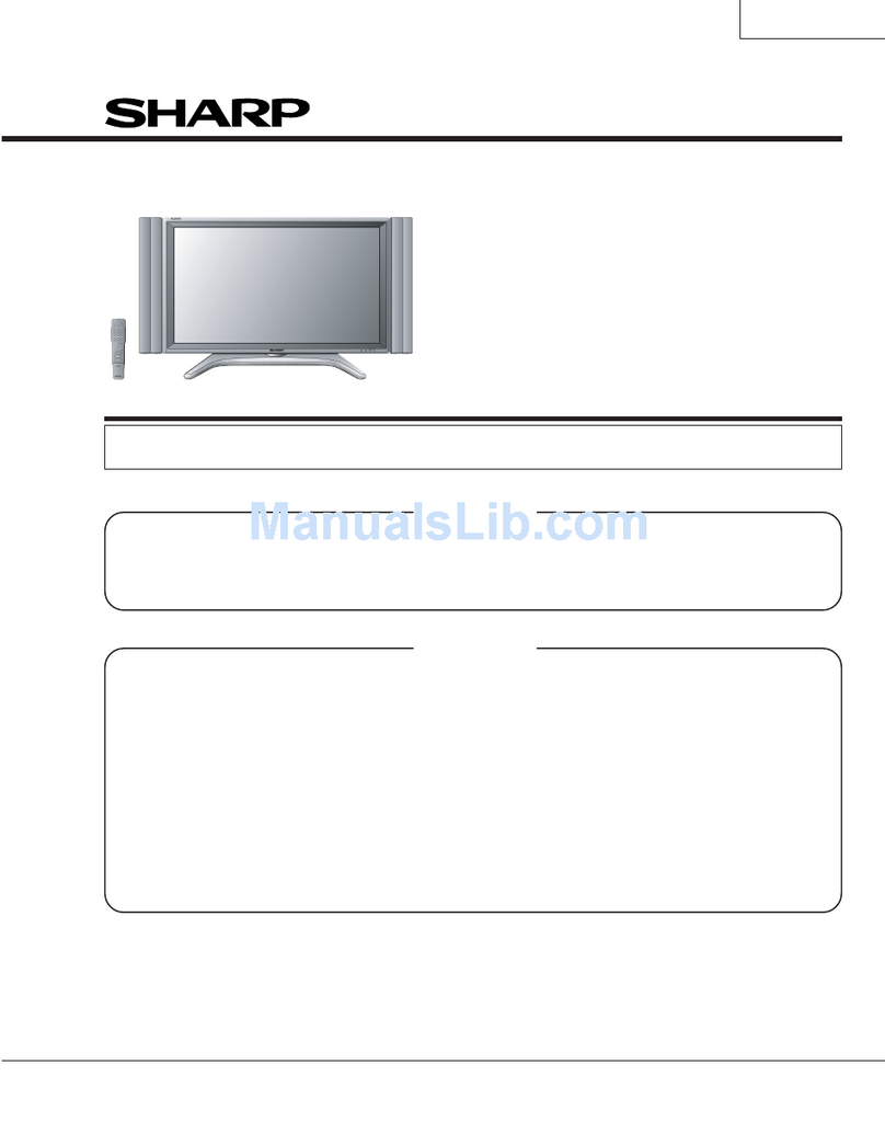 Sharp Aquos LC 37GB5U User manual