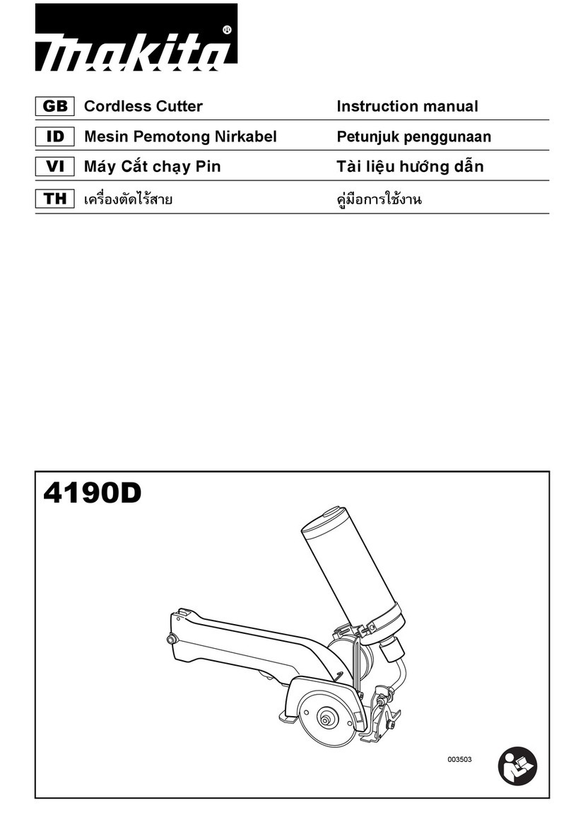 Makita 4190D User manual Makita 4190D User manual