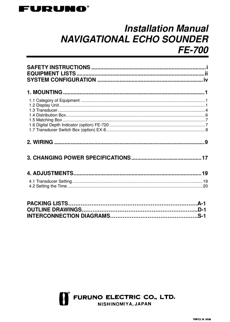Furuno FE-700 installation manual