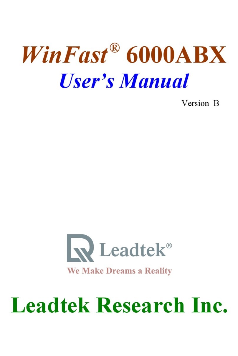 Leadtek WinFast 6000ABX user manual