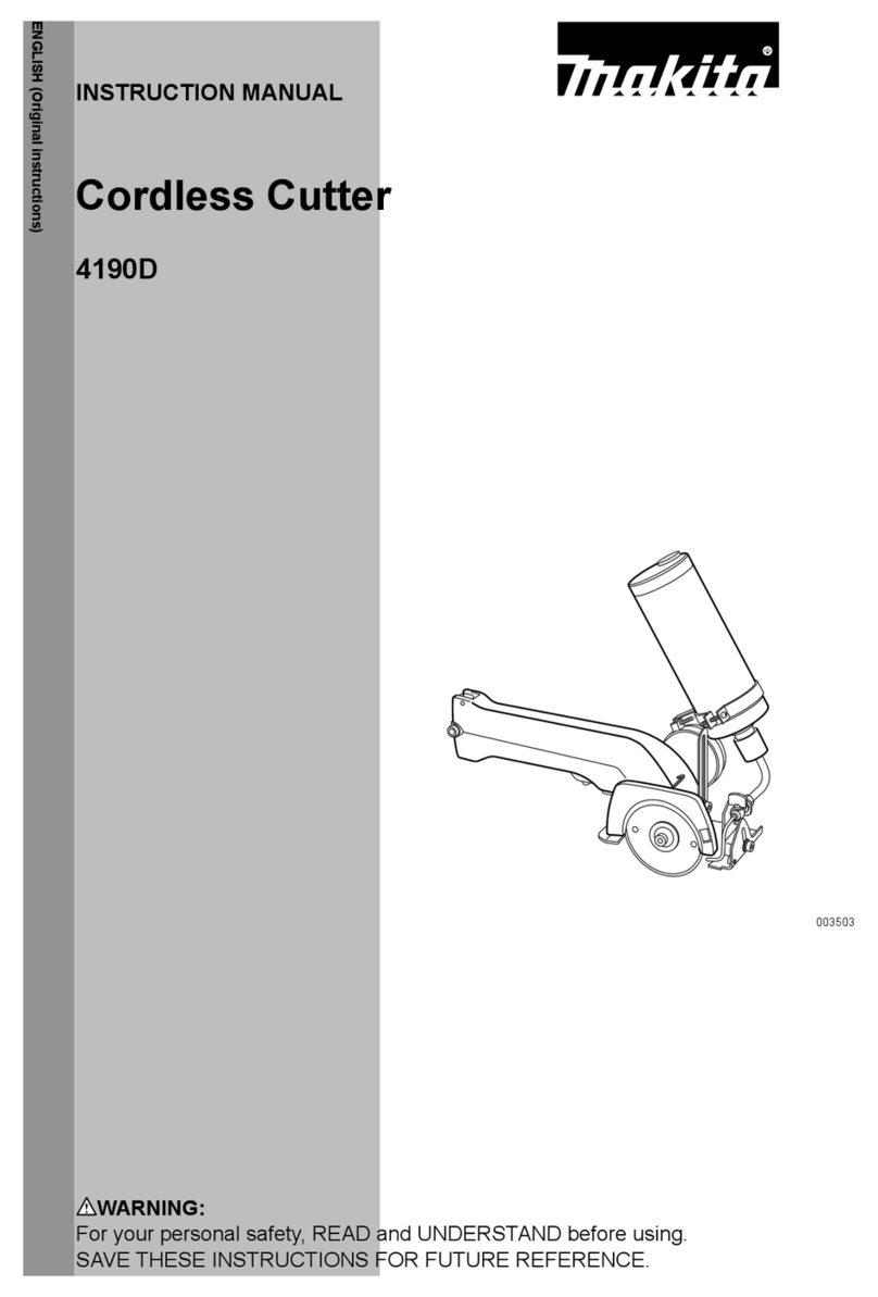 Makita 4190D instruction manual