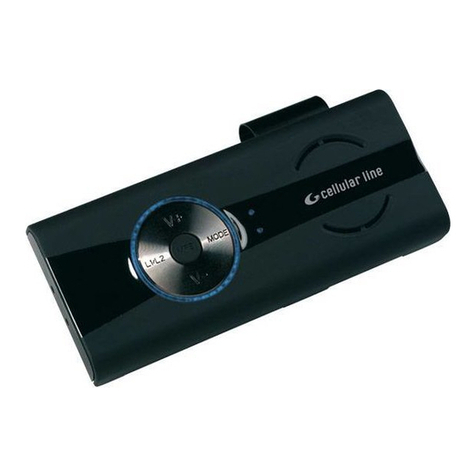 Cellularline DUALPHONE CAR KIT manual