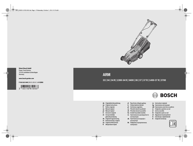 Bosch ARM 33 User manual