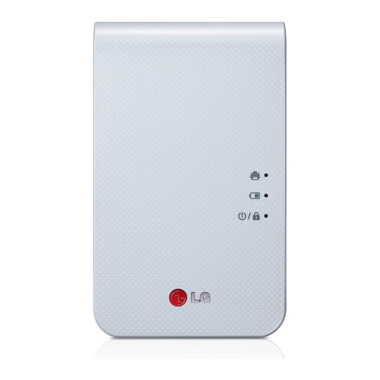 LG Pocket Photo PD239W Specification sheet