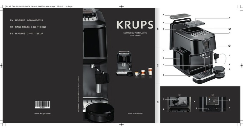 Krups ESPRESSO AUTOMATIC SERIE EA84xx User manual