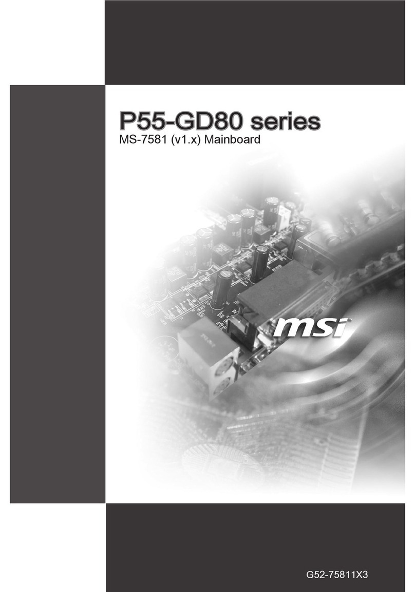 MSI P55-GD80 series User manual