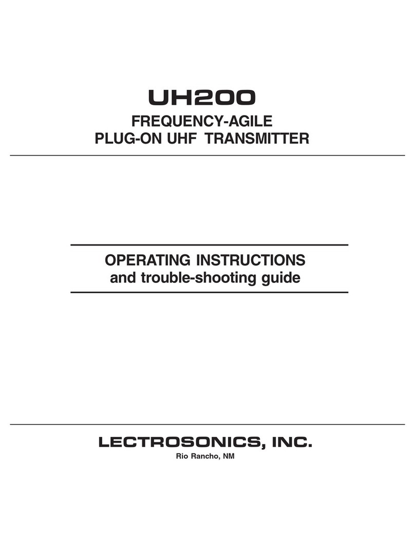 Lectronics uh200 operating instructions