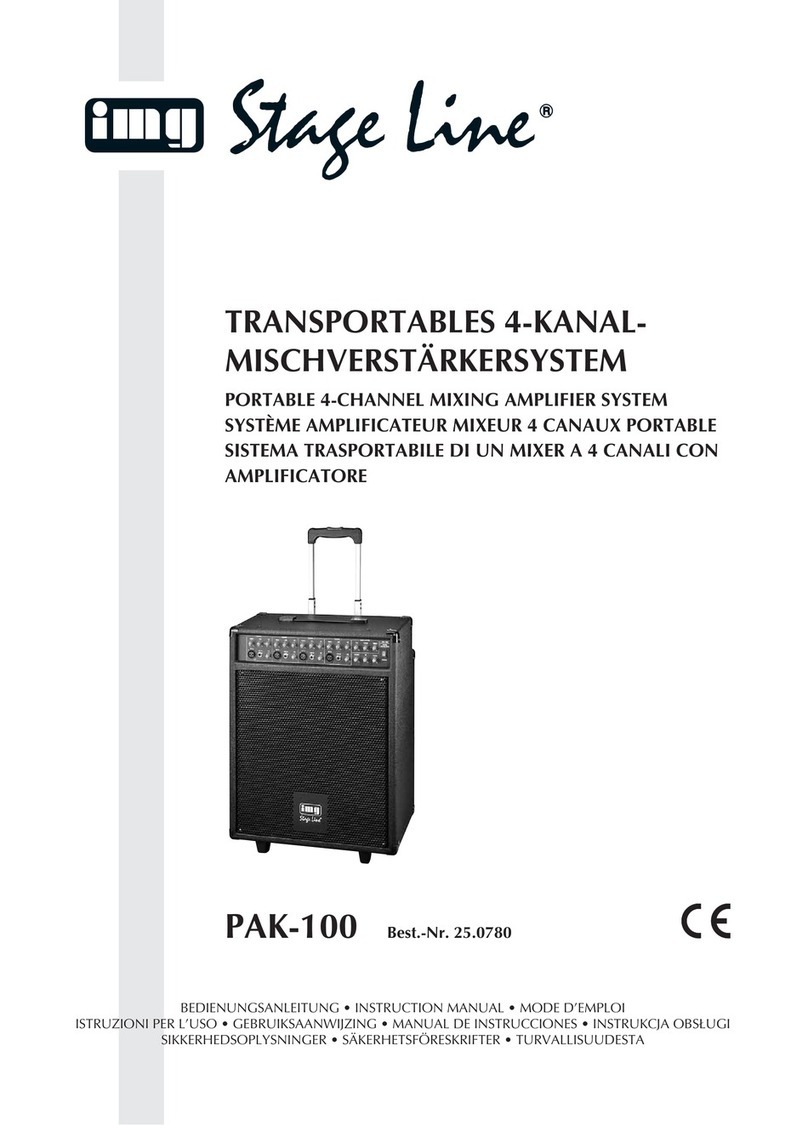 IMG STAGE LINE PAK-100 instruction manual