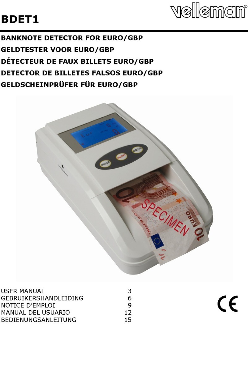 Velleman BDET1 user manual