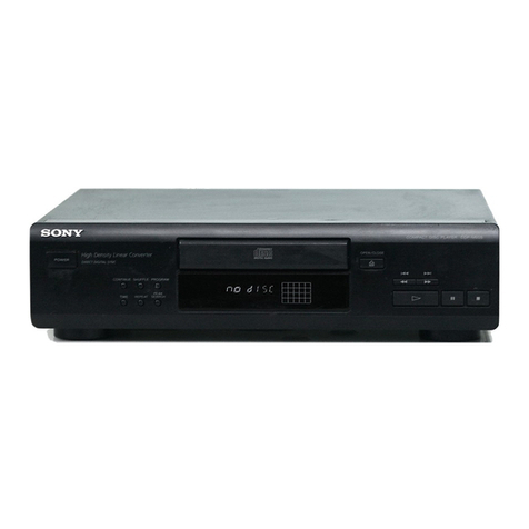 Sony CDP-M205 User manual