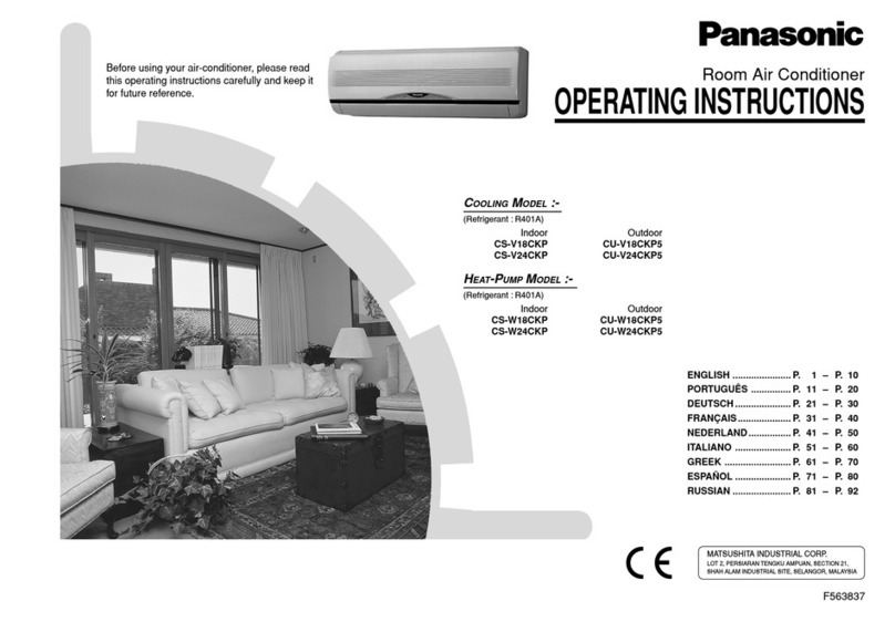 Panasonic CS-V18CKP User manual Panasonic CS-V18CKP User manual