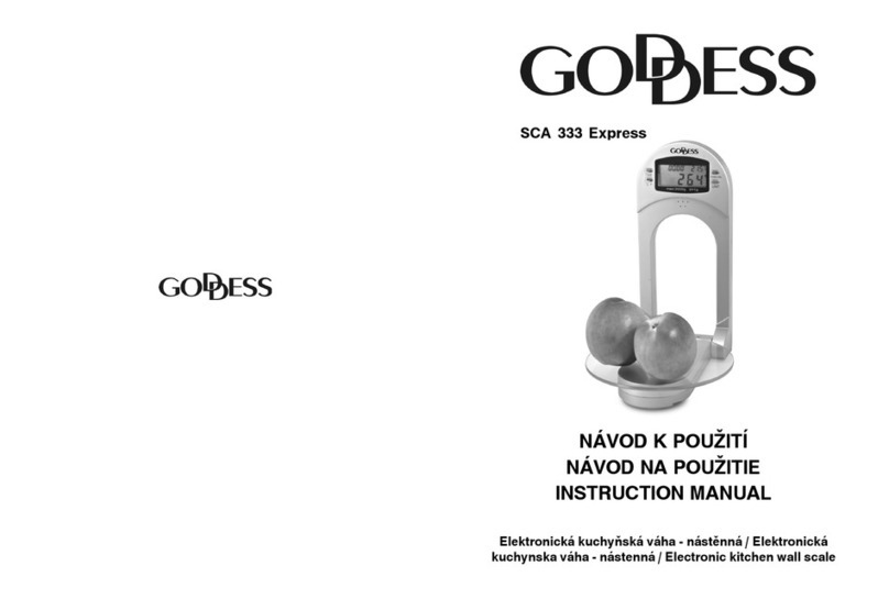 Goddess SCA 333 Express User manual