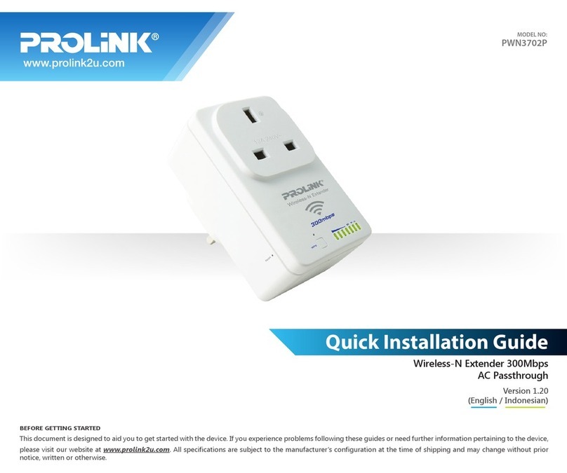 PROLiNK PWN3702P User manual