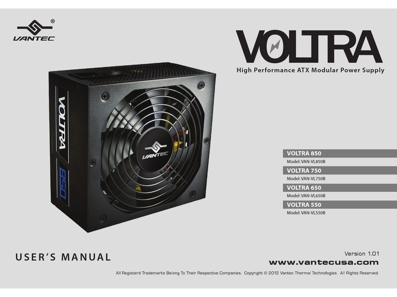 Vantec VOLTRA 850 user manual
