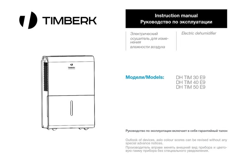 Timberk DH TIM 30 E9 instruction manual