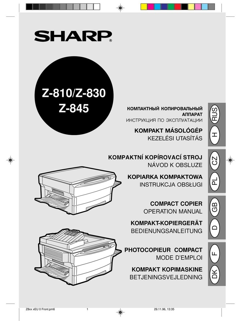 Sharp Z-810 User manual
