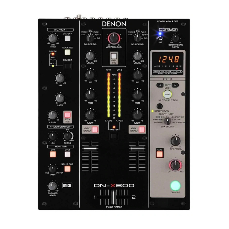 Denon DN-X600 User manual