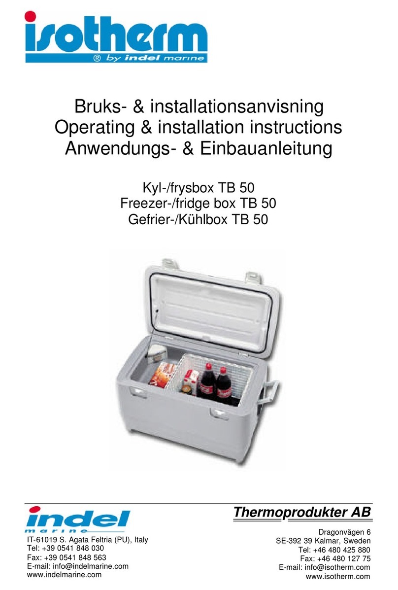 Isotherm TB 50 Operating & installation manual