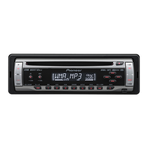 Pioneer DEH-2800MPB installation manual