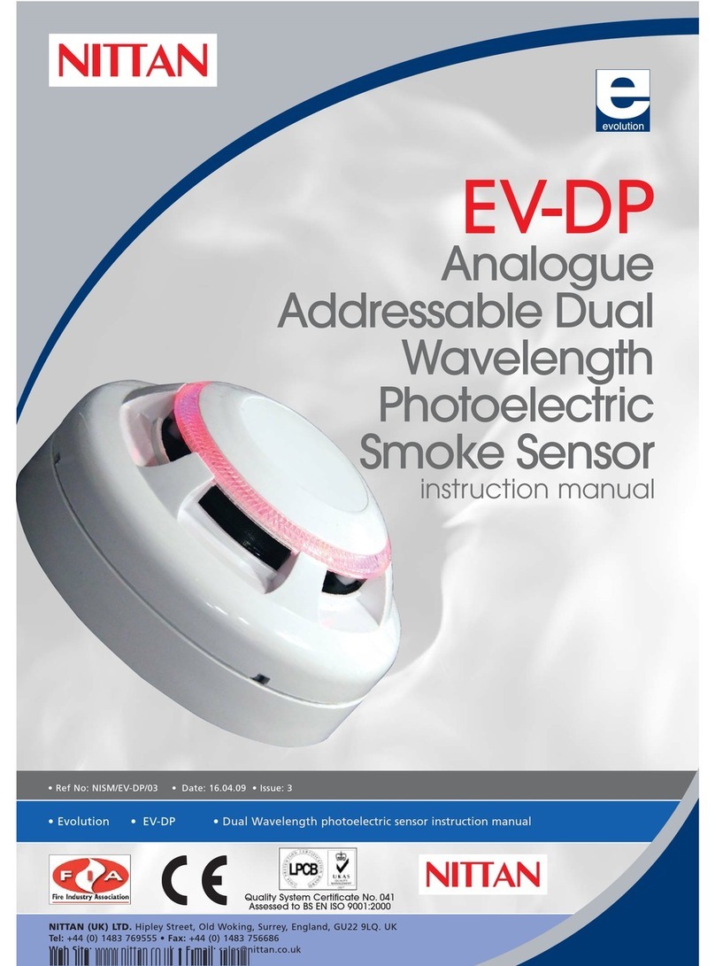 Nittan EV-DP instruction manual