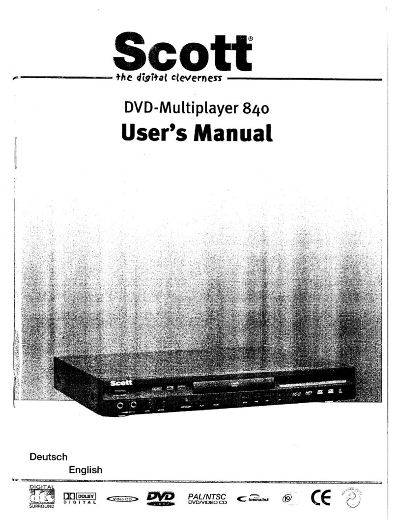 Scott 840 User manual