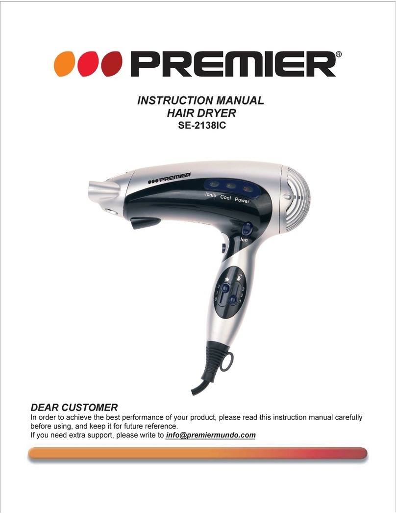 Premier SE-2138IC instruction manual