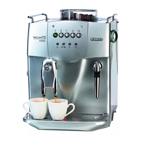 Saeco INCANTO CLASSIC S-CLASS operating instructions