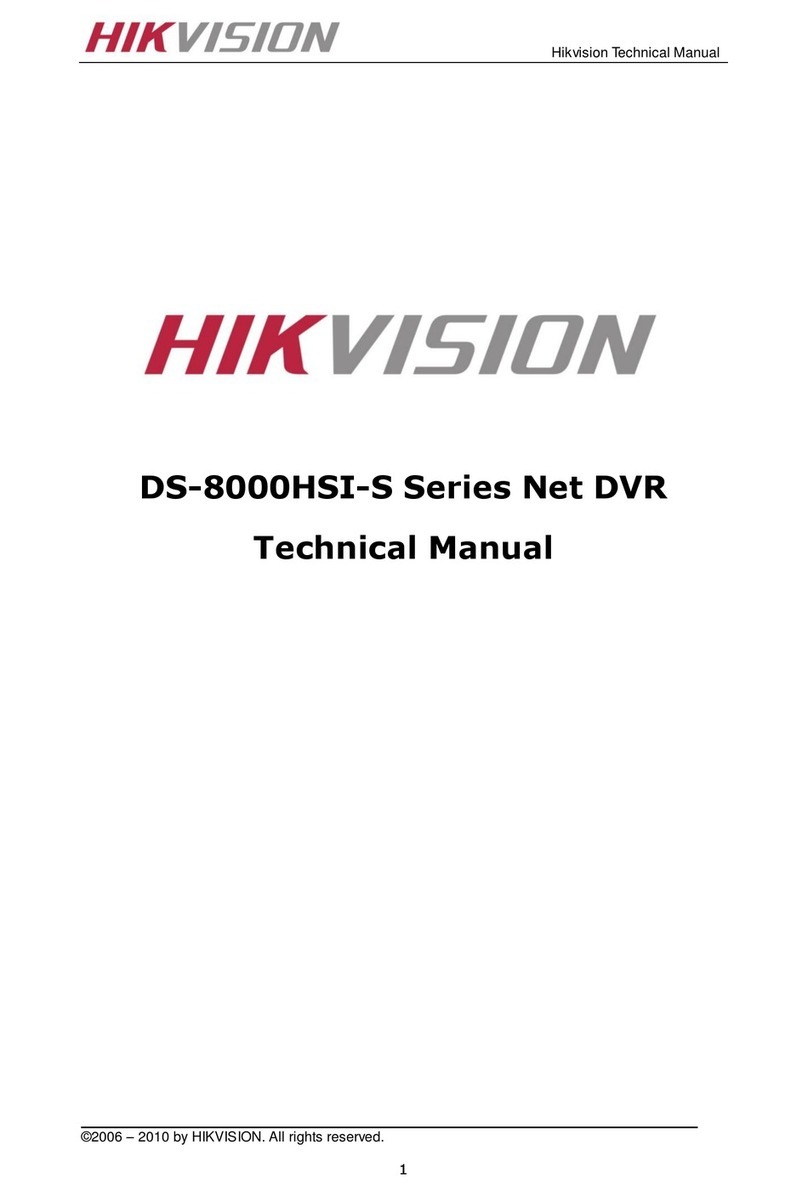 HIK VISION DS-8000HSI-S Series User manual
