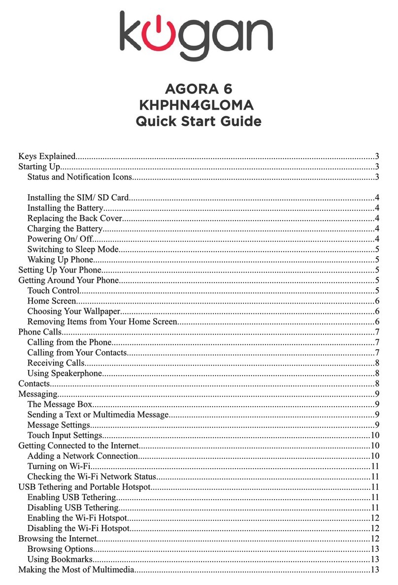Kogan Agora 6 User manual