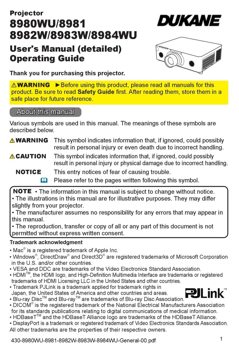 Dukane 8980WU User manual