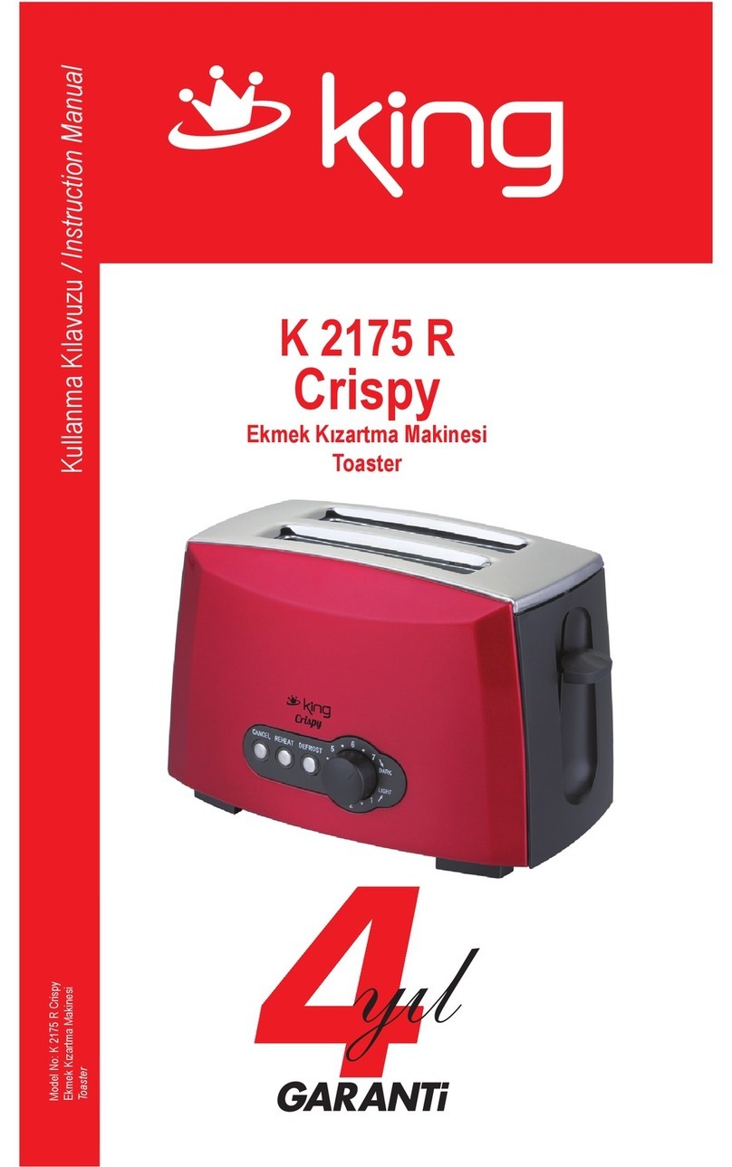 KING K 2175 R Crispy instruction manual