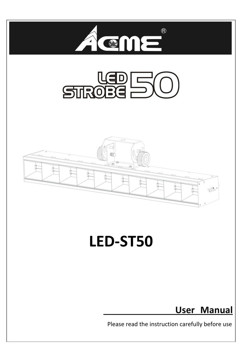 ACME LED STROBE 50 User manual