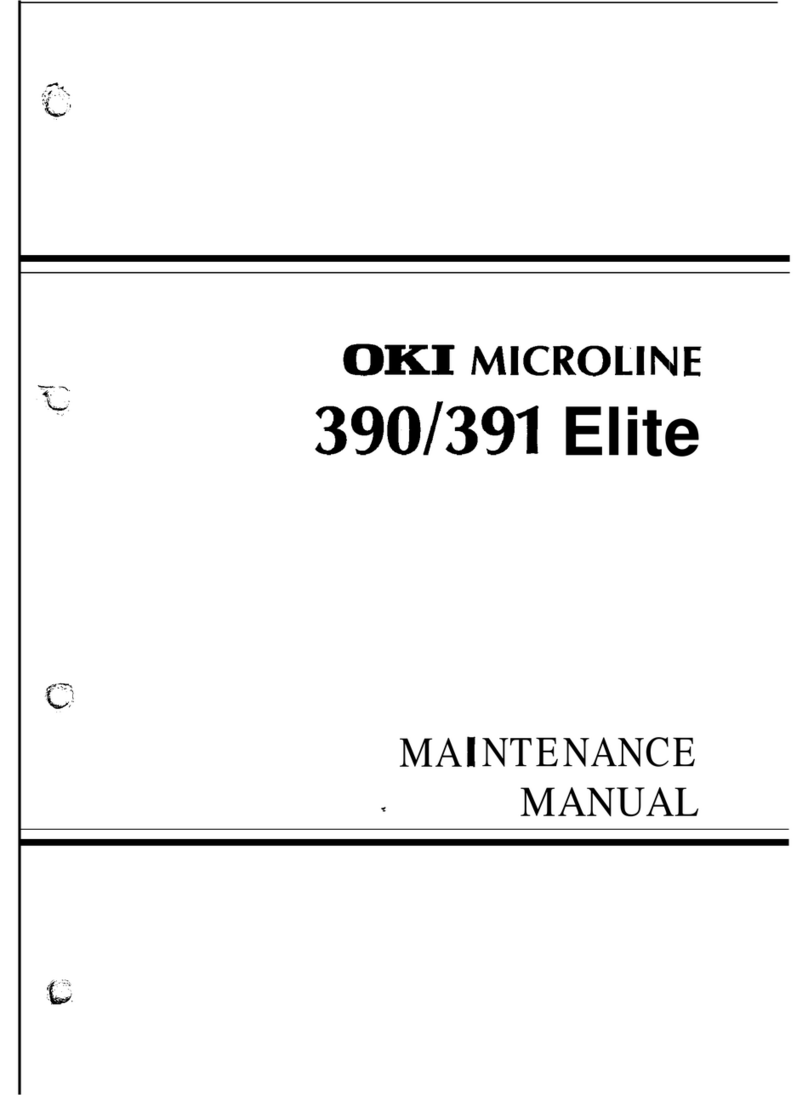 Oki Microline 390 User manual