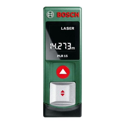 Bosch PLR15 User manual