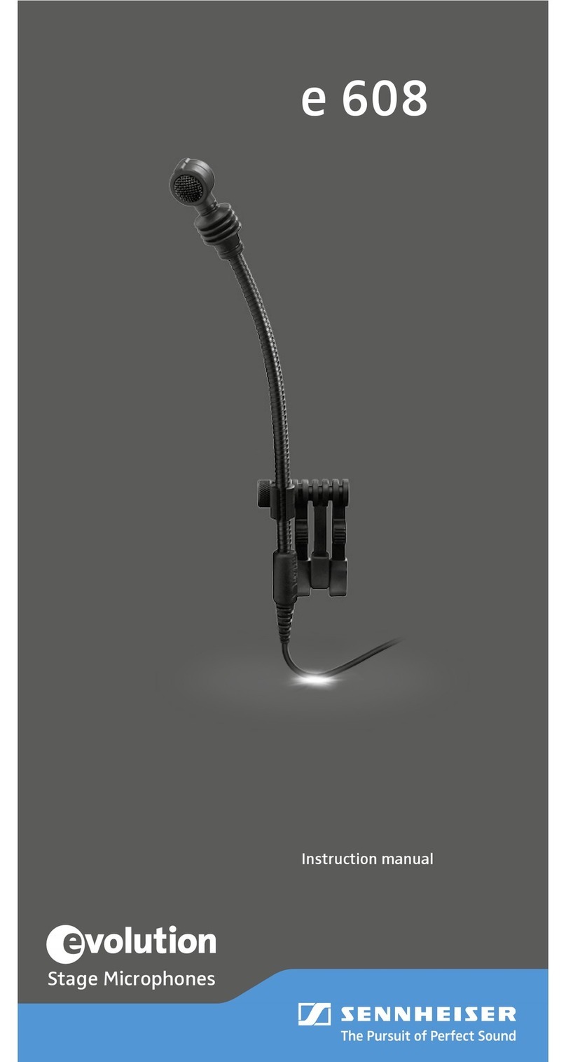 Sennheiser evolution e608 User manual