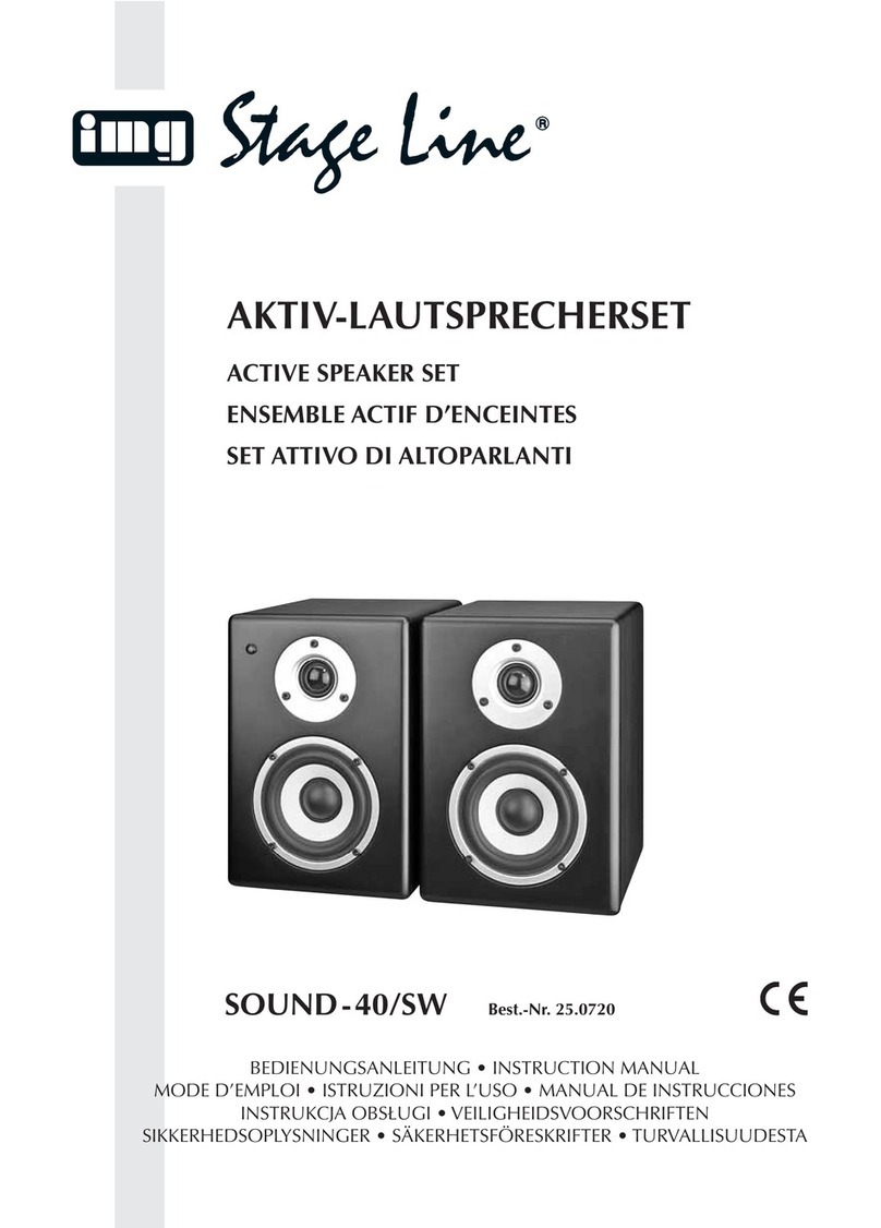 IMG STAGE LINE SOUND-40/SW instruction manual