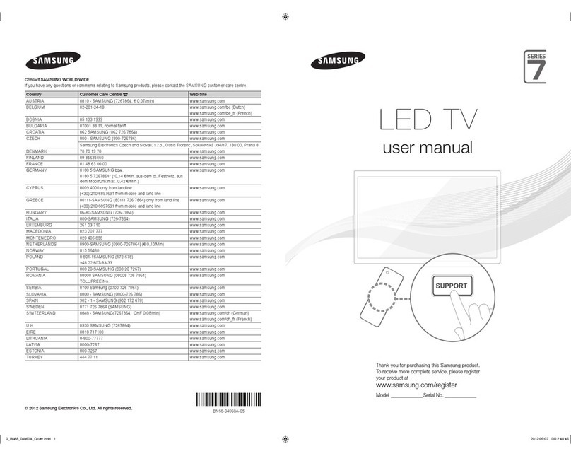 Samsung 7 Series User manual