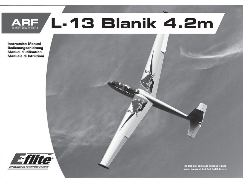 E-FLITE L-13 Blanik 4.2m User manual