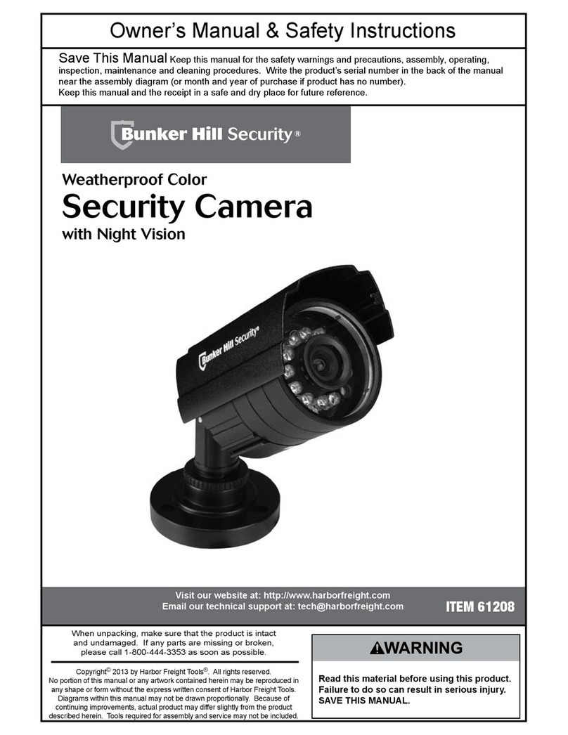 Bunker Hill Security 61208 Owner's manual & safety instructions