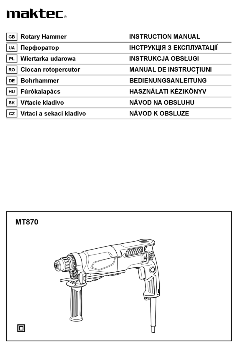 Maktec MT870 User manual