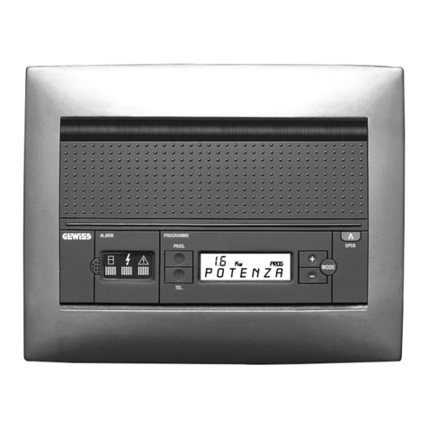 Gewiss ACTIVO GW 40 251 User manual
