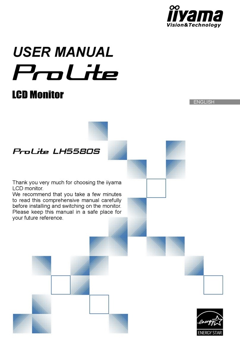 Iiyama ProLite LH5580S User manual