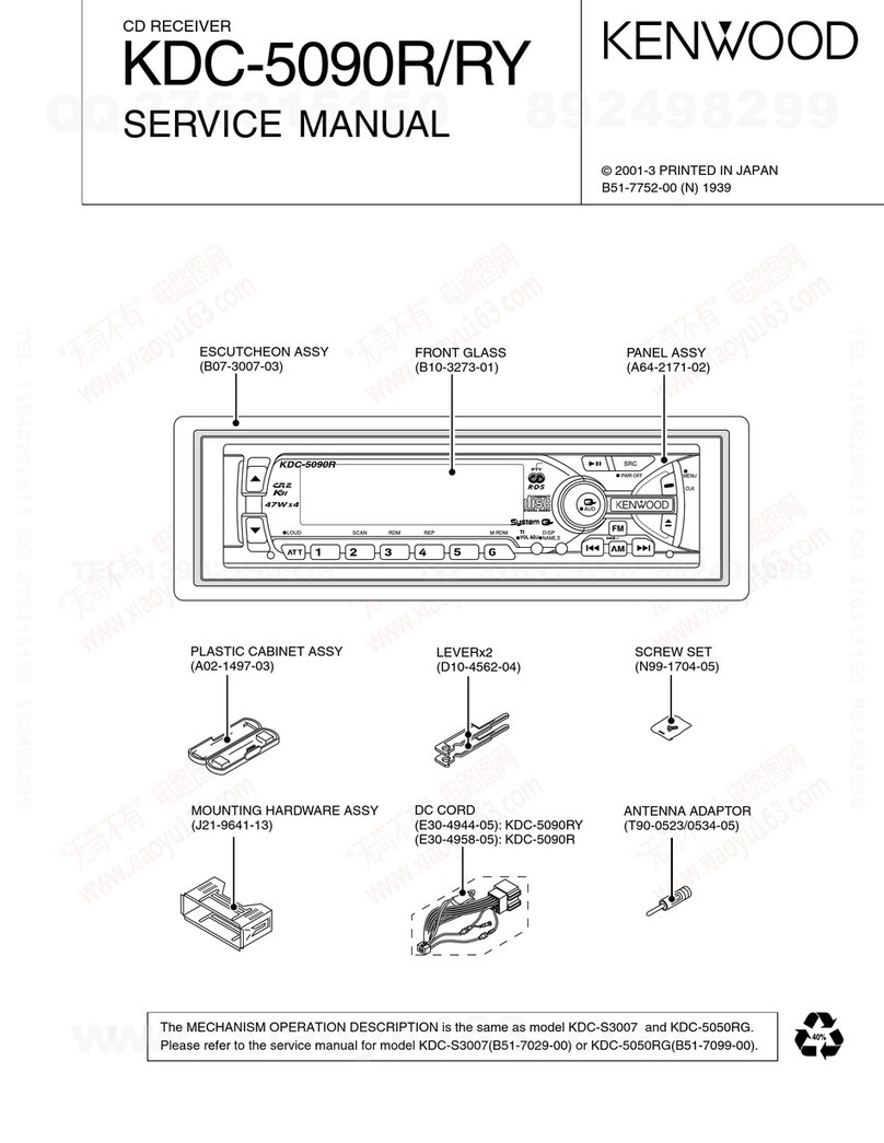 Kenwood kdc-5090r/ry User manual