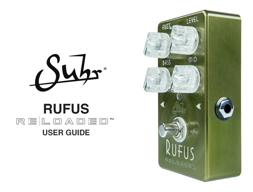 Suhr RUFUS re loaded user guide