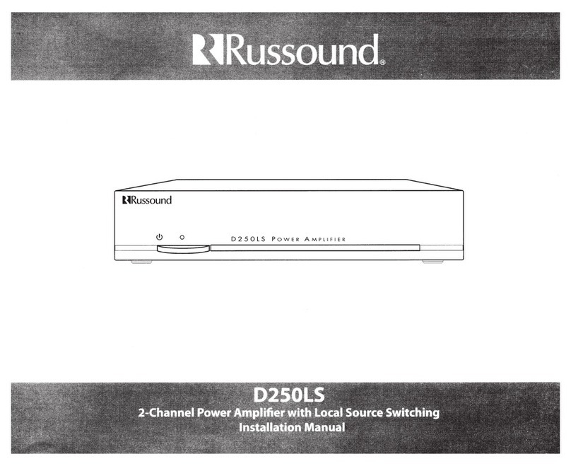 Russound D250LS User manual