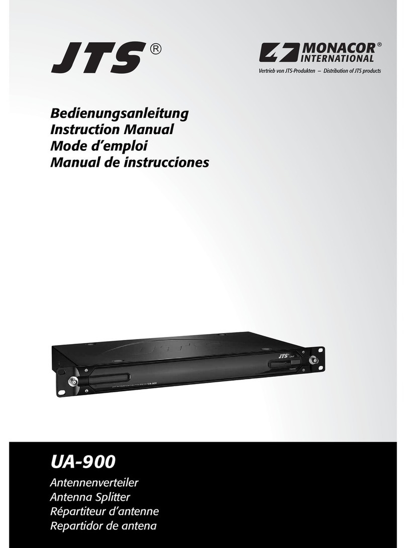 Monacor UA-900 instruction manual